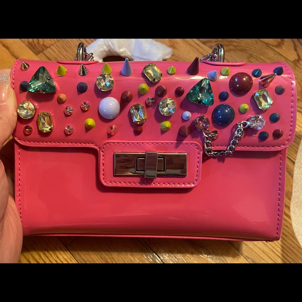 Steve Madden Bvronika pink cross bag
